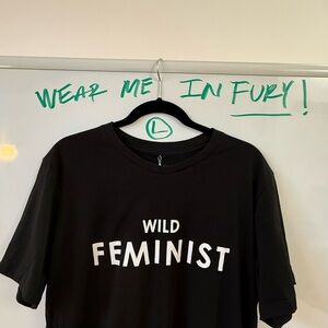 Wildfang Black 'WILD FEMINIST' Graphic Tee